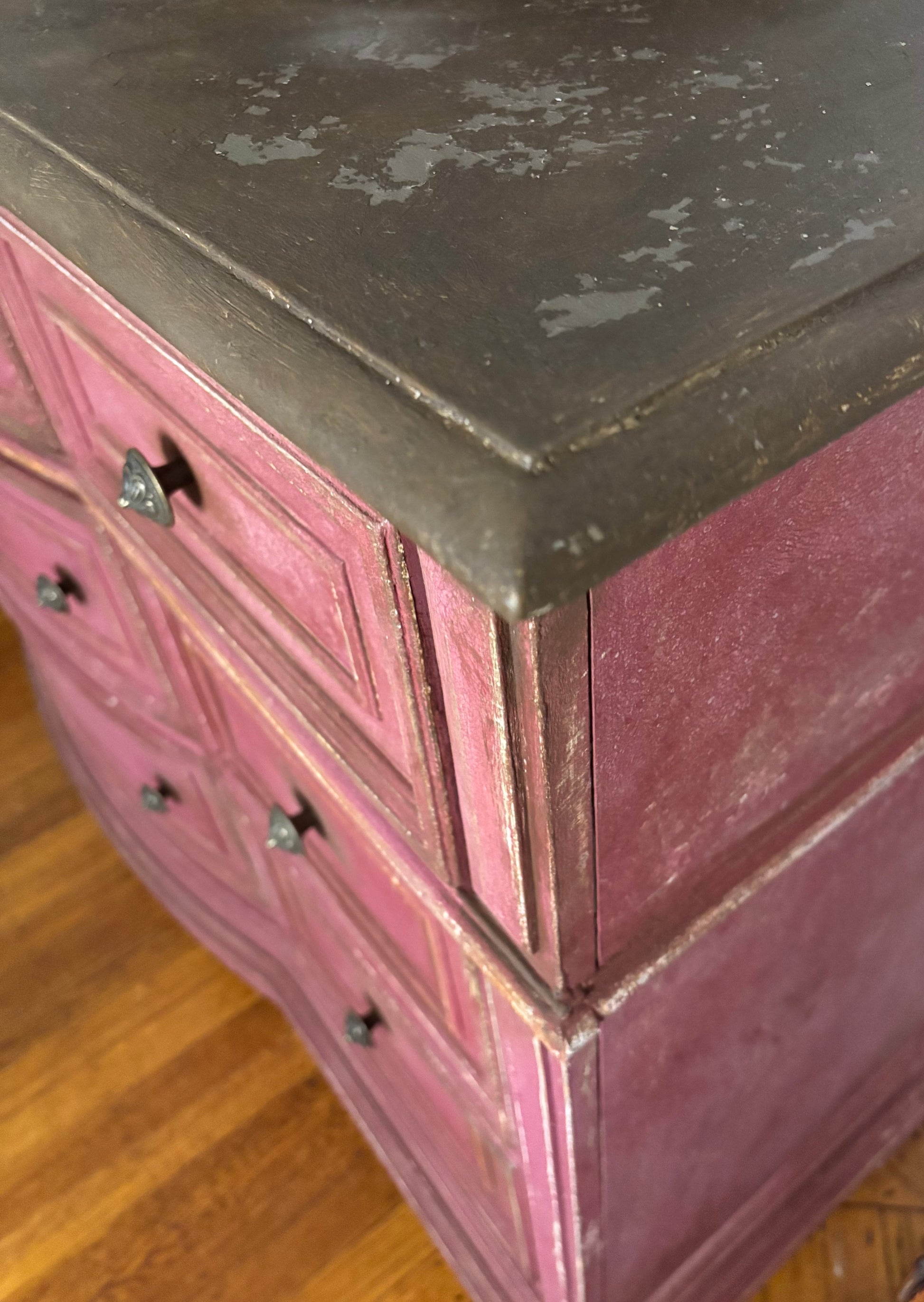 pink distressed dresser Coral-Pink, Chippy and Gorgeous